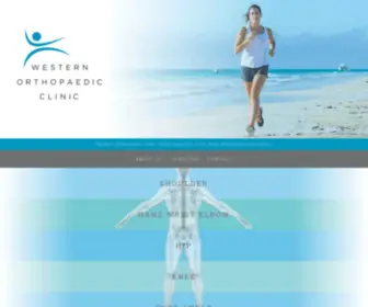 Wocwa.com(Western Orthopaedic Clinic) Screenshot