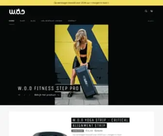 Wod-Fitness.nl(Premium fitness producten voor je (daily) workout) Screenshot