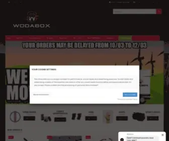 Wodabox.com(Wodabox vente de vêtements et accessoires) Screenshot