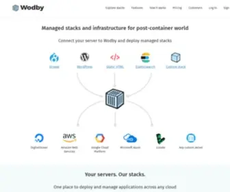 Wodby.com(Managed Container) Screenshot