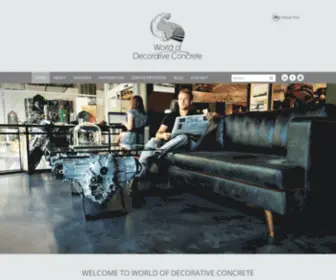 Wodc.co.za(World of Decorative Concrete The Latin name) Screenshot