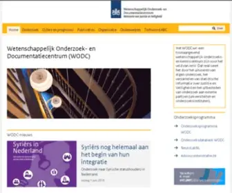 Wodc.nl(En Documentatiecentrum (WODC)) Screenshot