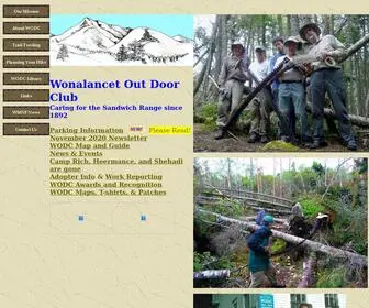 Wodc.org(Wonalancet Out Door Club) Screenshot