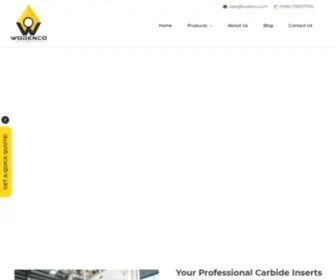 Wodenco.com(Carbide Insert Manuracturer and Supplier in China) Screenshot