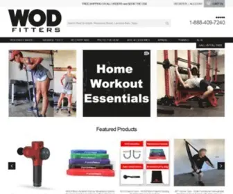 Wodfitters.com(WODFitters Resistance Bands and Home Gym Kits with Lifetime Warranty) Screenshot