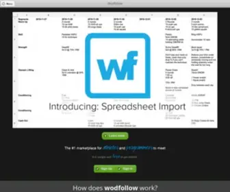 Wodfollow.com(Wodfollow) Screenshot