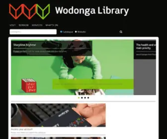 Wodongalibrary.com.au(Borrow) Screenshot