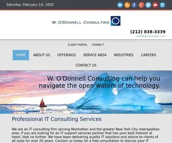 Wodonnell.com(O'Donnell Consulting) Screenshot