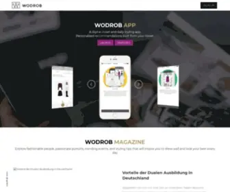 Wodrob.com(Connect Your Closet) Screenshot