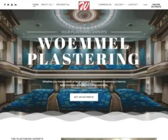 Woemmelplastering.com(Woemmel Plastering St) Screenshot