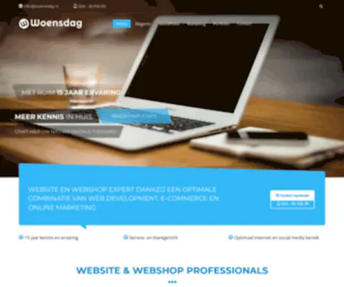 Woensdag.nl(Webshop & Marketing specialist WOENSDAG) Screenshot