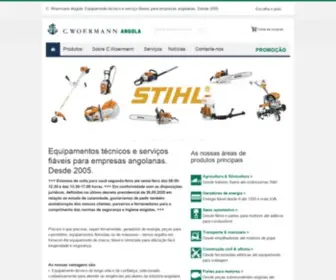 Woermann-Angola.com(Woermann Angola) Screenshot