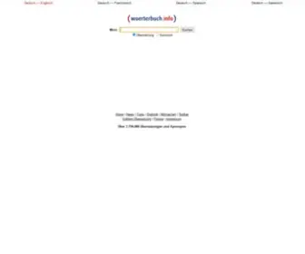 Woerterbuch.info(Wörterbuch) Screenshot