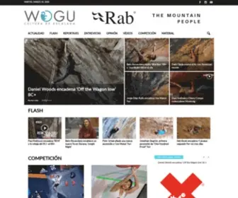 Woguclimbing.com(WOGÜ) Screenshot