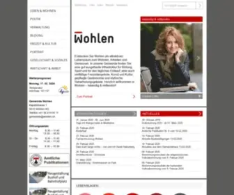 Wohlen.ch(Auf dieser Seite finden Sie alles Wissenswerte zu Wohlen. Ausserdem können Sie am Online) Screenshot