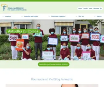 Wohlfahrtswerk.de(Altenhilfe, FSJ, Karriere, Bildungzentrum ) Screenshot