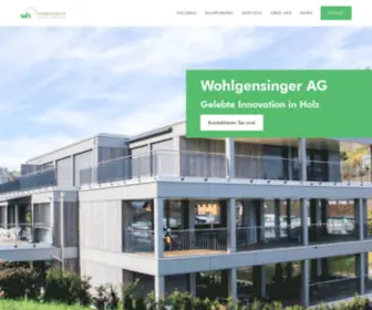 Wohlgensinger.ch(Wohlgensinger AG) Screenshot