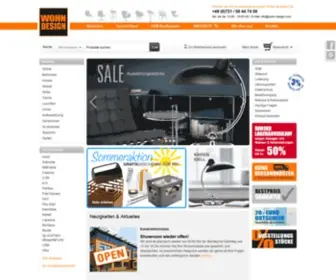 Wohn-Design.com(Designmöbel & Wohnaccessoires kaufen) Screenshot
