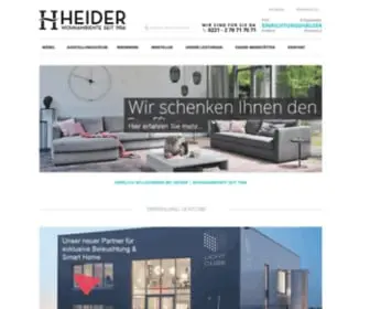 Wohnambiente.de(HEIDER) Screenshot