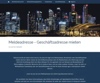 Wohnanschrift.net(Geschäftsadresse mieten) Screenshot