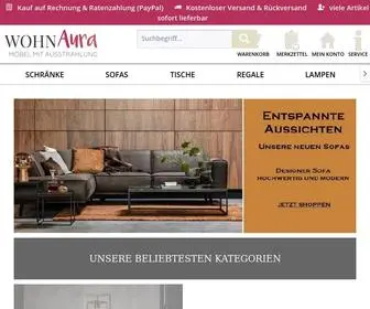 Wohnaura.de(Möbel mit Ausstrahlung) Screenshot