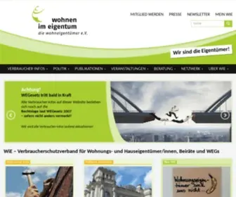 Wohnen-IM-Eigentum.de(Wohnen im Eigentum) Screenshot