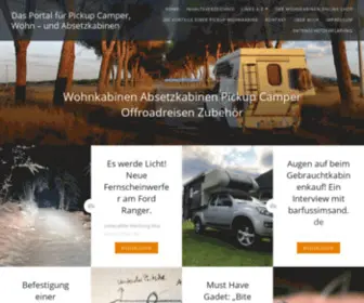 Wohnkabinen.online(Das Portal für Pickup Camper) Screenshot