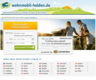 Wohnmobil-Helden.de(Wohnmobil günstig mieten) Screenshot