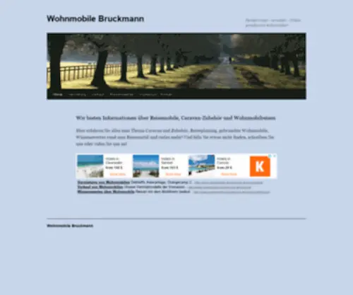 Wohnmobile-Bruckmann.de(Flexibel reisen) Screenshot