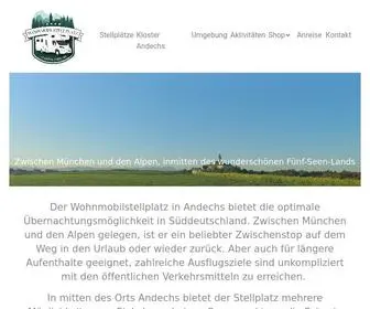 Wohnmobilstellplatz-Andechs.de(Wohnmobilstellplatz Andechs) Screenshot