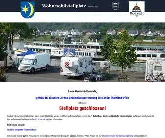 Wohnmobilstellplatz-Braubach.de(Wohnmobilstellplatz Braubach) Screenshot