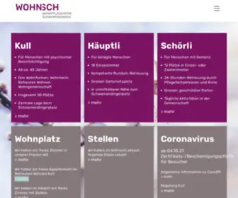 Wohnsch.ch(Pflege) Screenshot