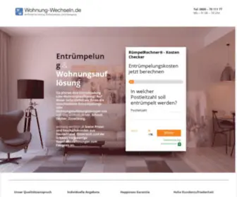 Wohnung-Wechseln.de(Entrümpelung von Profis) Screenshot