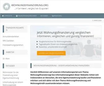 Wohnungsfinanzierung.org(Eigentumswohnung g) Screenshot