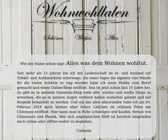 Wohnwohltaten.de(Schönes) Screenshot