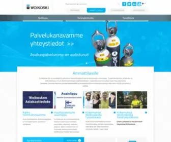 Woikoski.fi(Kotimaiset kaasut ja kaasutuotteet Woikoskelta) Screenshot