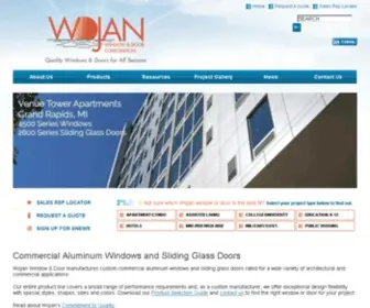 Wojan.com(Wojan Window & Door Corporation) Screenshot