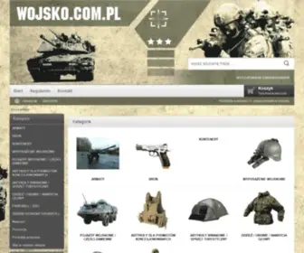 Wojsko.com.pl(Sklep internetowy) Screenshot