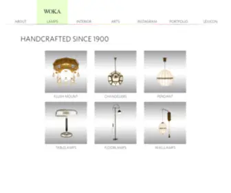 Woka.at(WOKA LAMPS VIENNA) Screenshot