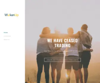 Wokenup.com(The vision of WokenUp) Screenshot