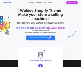 Wokiee.net(Best conversions Shopify theme for ecommerce 2019) Screenshot