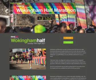 Wokinghamhalfmarathon.com(Wokingham Half Marathon) Screenshot