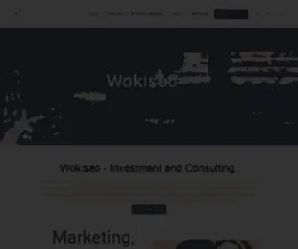 Wokiseo.com(Inversión y consultoría de proyectos) Screenshot