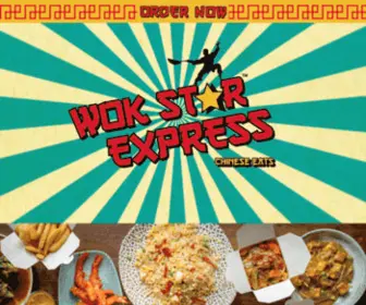 Wokstarexpress.com(Western Style Chinese Kung Food delivery serving up authentic taste with nostalgic flavours from the UK) Screenshot