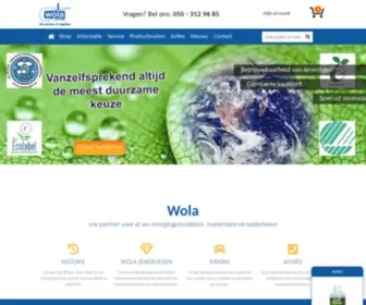 Wola.nl(Voor al uw schoonmaakmiddelen) Screenshot