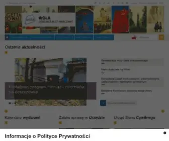 Wola.waw.pl(Urząd Dzielnicy Wola m) Screenshot
