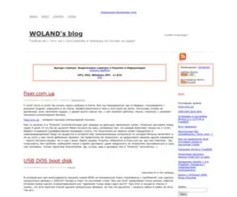 Wolandblog.com(WOLAND's blog) Screenshot