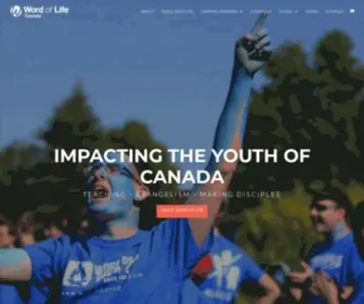 Wol.ca(Word of Life Canada) Screenshot