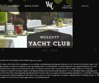 Wolcottyachtclub.com(Wolcott Yacht Club) Screenshot