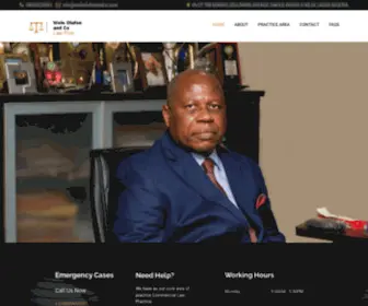 Woleolufonandco.com(A Law Firm Founded on Truth and Justice) Screenshot